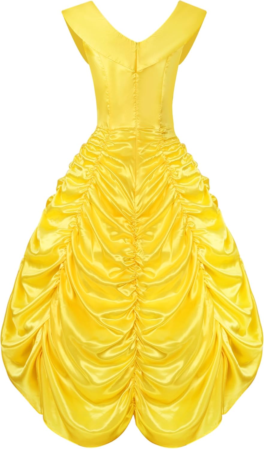 Yellow Princess Women's Suit Halloween Costume Adult Party Dress-Including Accessories - Image 3