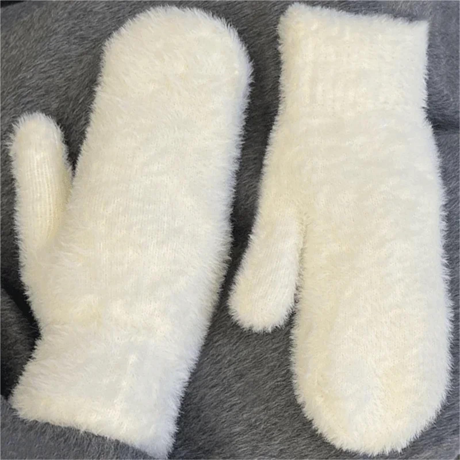 Guanti invernali morbidi e, da donna vintage, mantengono caldi i guanti Per Inverno