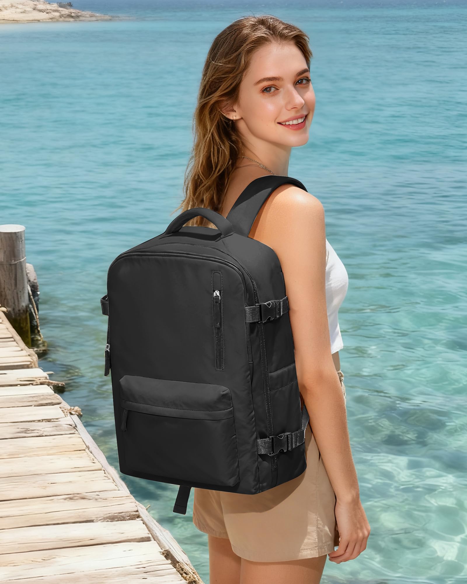 Borse da Cabina per Ryanair 40x20x25 Bagaglio a Mano Zaino Borsa Zaino da Viaggio, Zaino da trekking,da uomo, zaino casual per laptop da 14 pollici per scuola con porta di USB