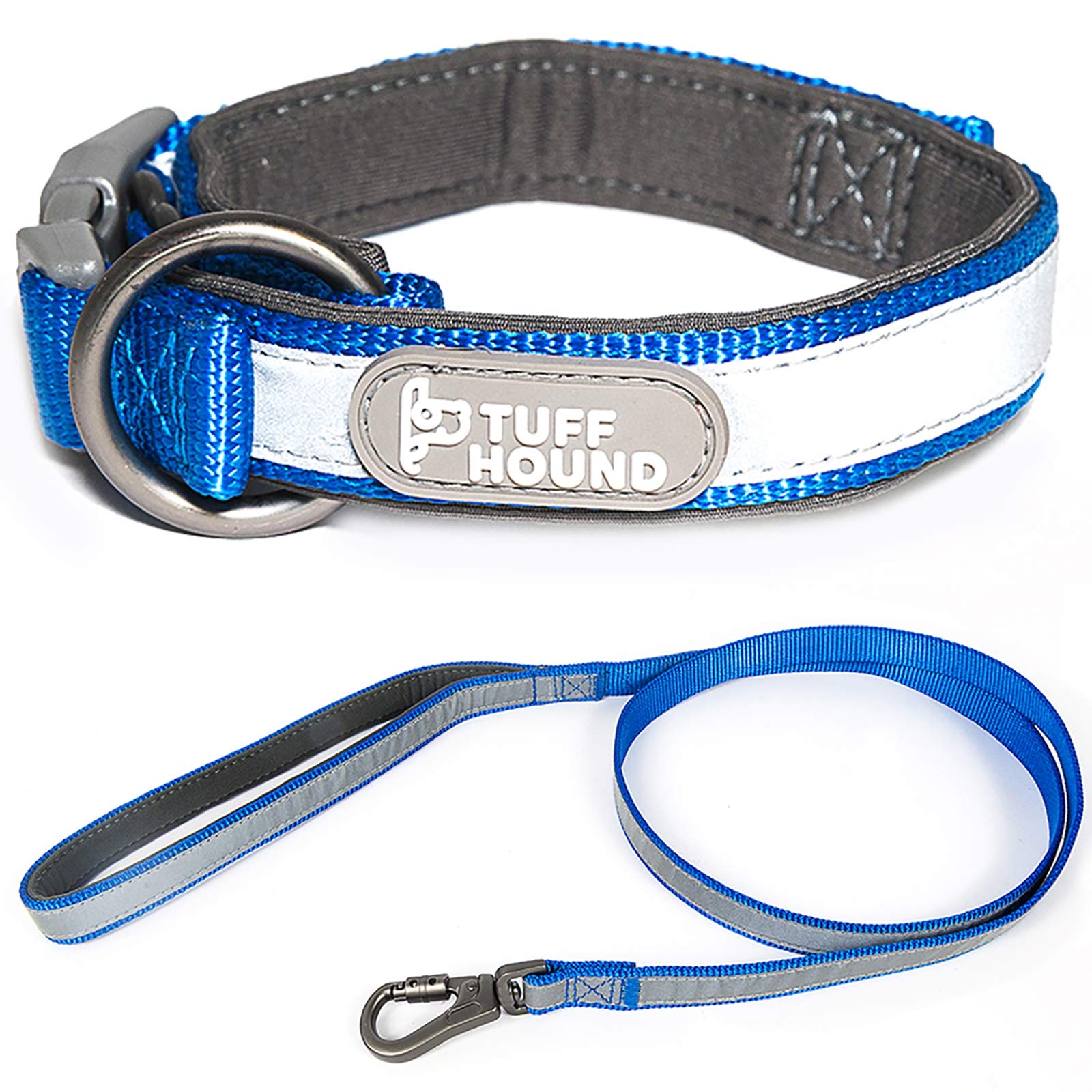 Collier et laisse de chien réfléchissants S pour chiot et petit chien