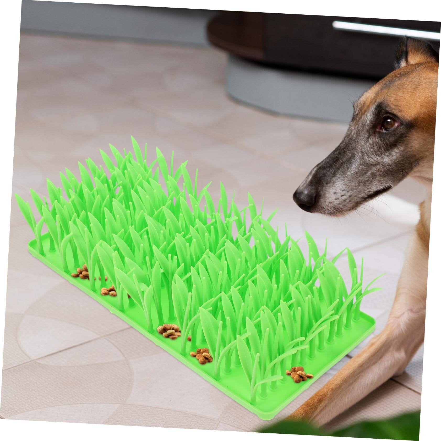 Silikon Matte Slow Feeding mit Grasmuster, rutschfest für Hunde