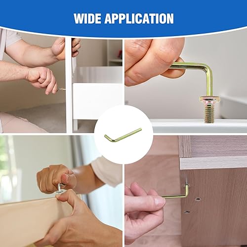 Miniatura 7 de Juego de 28 tornillos para cuna, juego de 28 pernos para marco de cama de bebé y tuercas de barril para DeltaGracoDream, M6x20mm1.181 in1.575