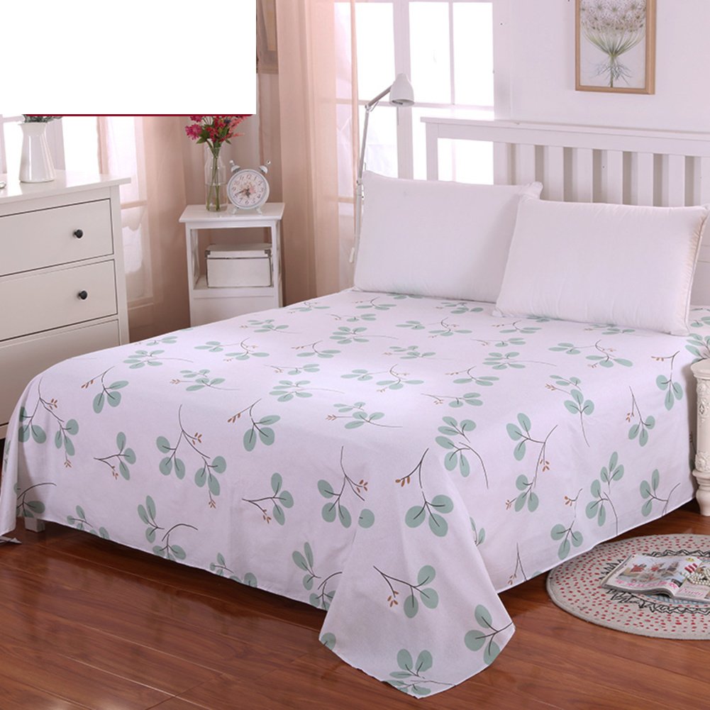 Drap en coton feuilles G pour rafraîchir la chambre lors des nuits d'été et de printemps