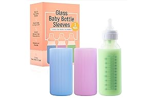 Trio of Sleeves for 8 oz. Glass Dr. Brown’s Baby Bottles