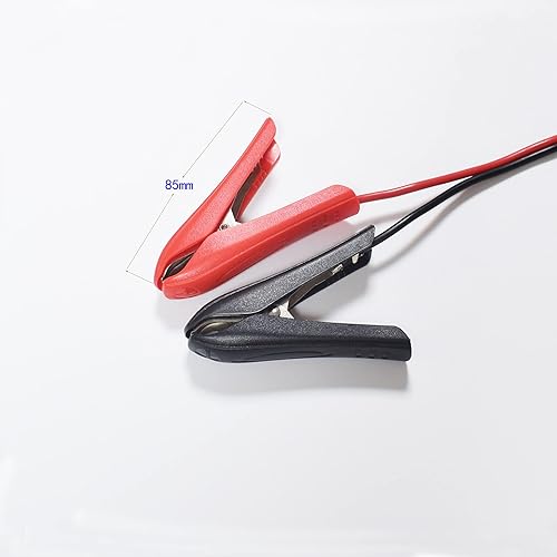 Miniatura 3 de Cable de extensión de carga de carga de energía solar para automóvil con clip de cocodrilo de 14 AWG a conector SAE, liberación rápida, desconexión