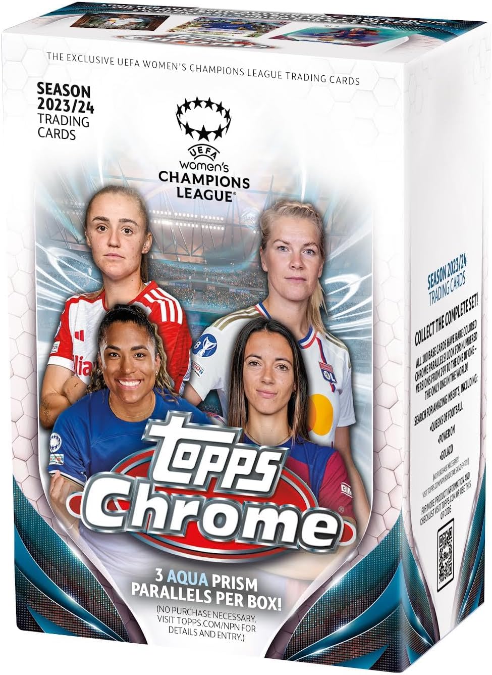 2023/24 Topps Chrome UEFA Women’S Champions League Soccer Value Box