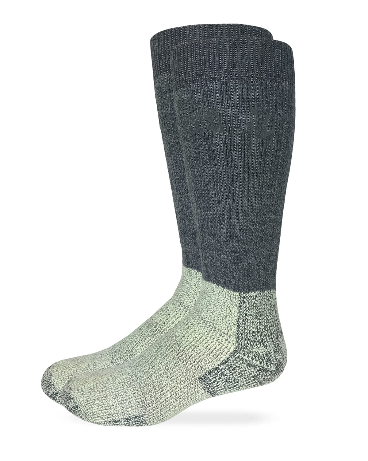 Carolina Ultimate Big Bertha Merino Wool Heavyweight Boot Socks 1 Pair Pack, Charcoal, X-Large, Grey, X-Large
