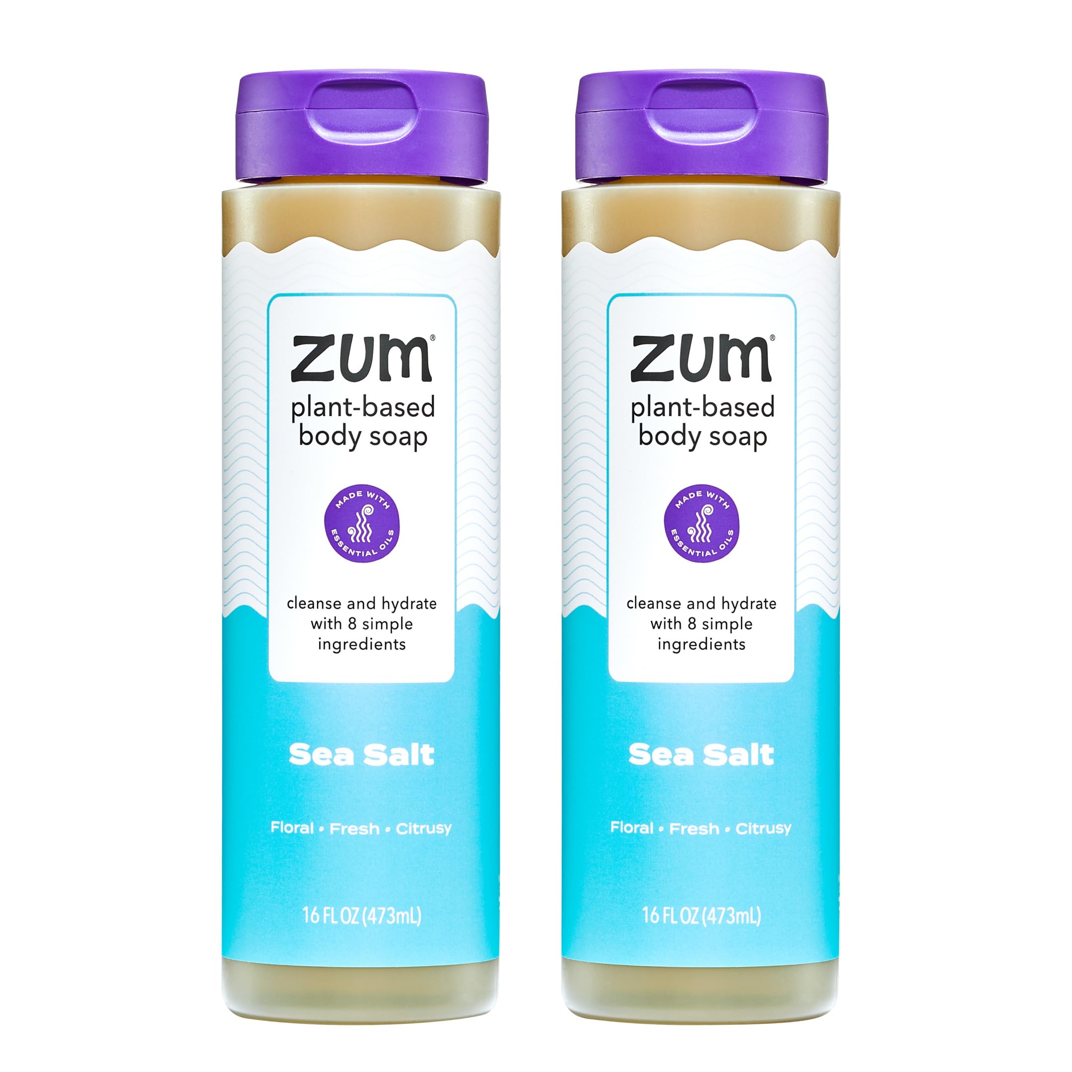 Zum Body Soap - Sea Salt - 16 fl oz (2 Pack)