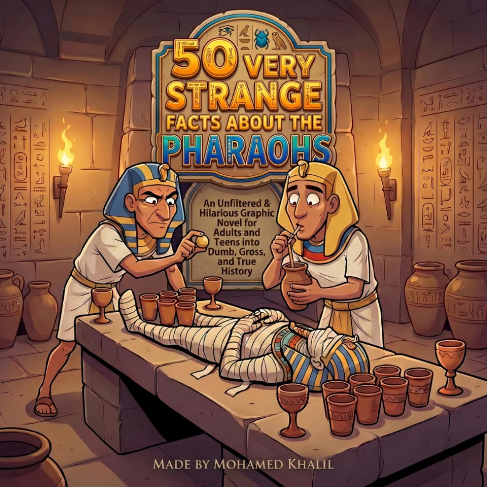 50 Very strange facts about the pharaohs: An Unfiltered & Hilarious Graphic Novel for Adults and Teens into Dumb, Gross, and True History