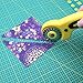 AUTOTOOLHOME 45mm Wavy Rotary Cutter 10pc Pinking Circular Refill Blades Fabric Paper Cutters Cutting Knife Patchwork Leather Sewing Tool