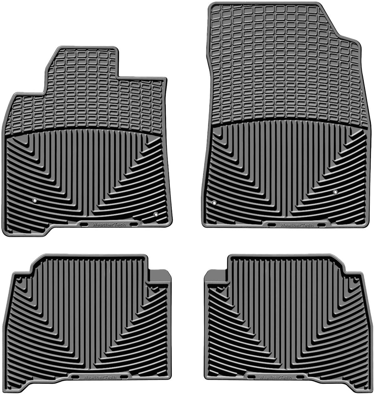 WeatherTech All-Weather Floor Mats for Toyota Land Cruiser 1st & 2nd Row (WTCG126127), Grey
