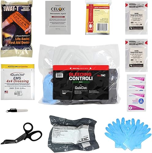 Miniatura 3 de MediTac Paquete de control de sangrado básico con Celox - Elegible para FS/HSA
