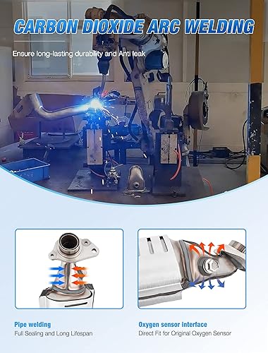 Vista 82 de Nilight Catalizador para Hyundai Accent 2012-2017/Hyundai Veloster 2012-2017/Kia Rio 2012-2014/Kia Soul 2012 2013 2014 2015 2016 (estándar EPA)