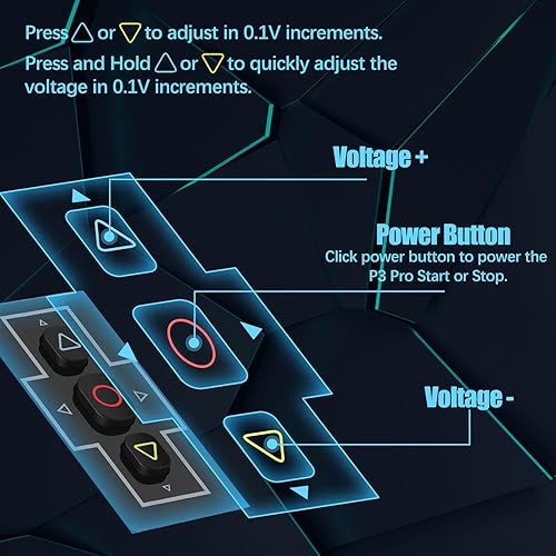 Miniatura 3 de EZ P3 Pro Máquina de tatuaje inalámbrica  6 tiempos 2.0, 2.4, 2.8, 3.3, 3.7, 0.165 in Bluetooth máquina de tatuaje pluma con pantalla digital OLED