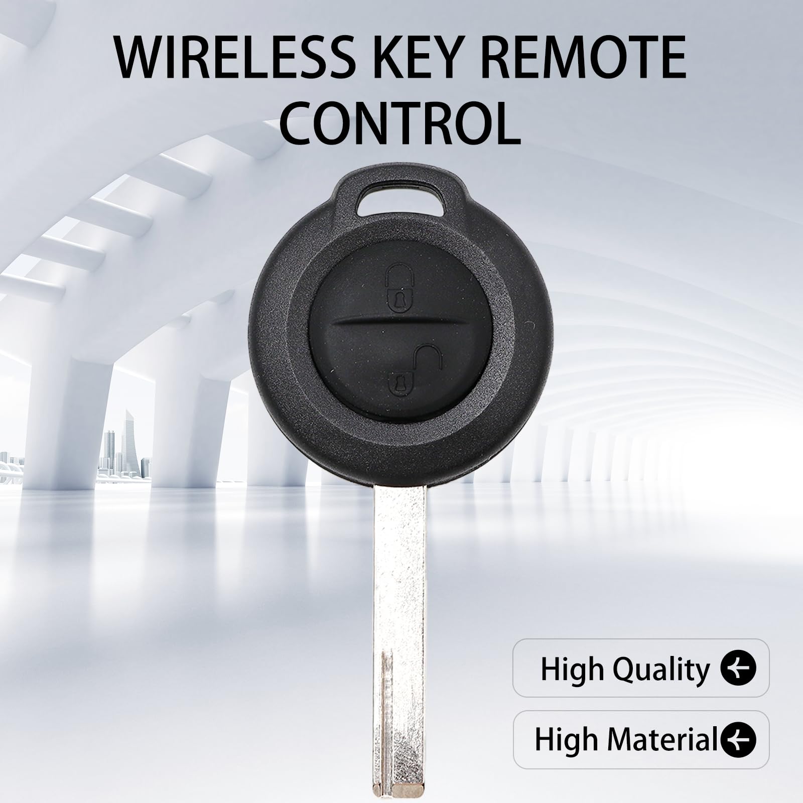 Smart Key - Mando a distancia con 2 botones para Forfour 454 (433 MHz)