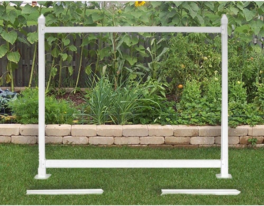 SnapFence Modular Vinyl Snap Together Fence Extension Kit
