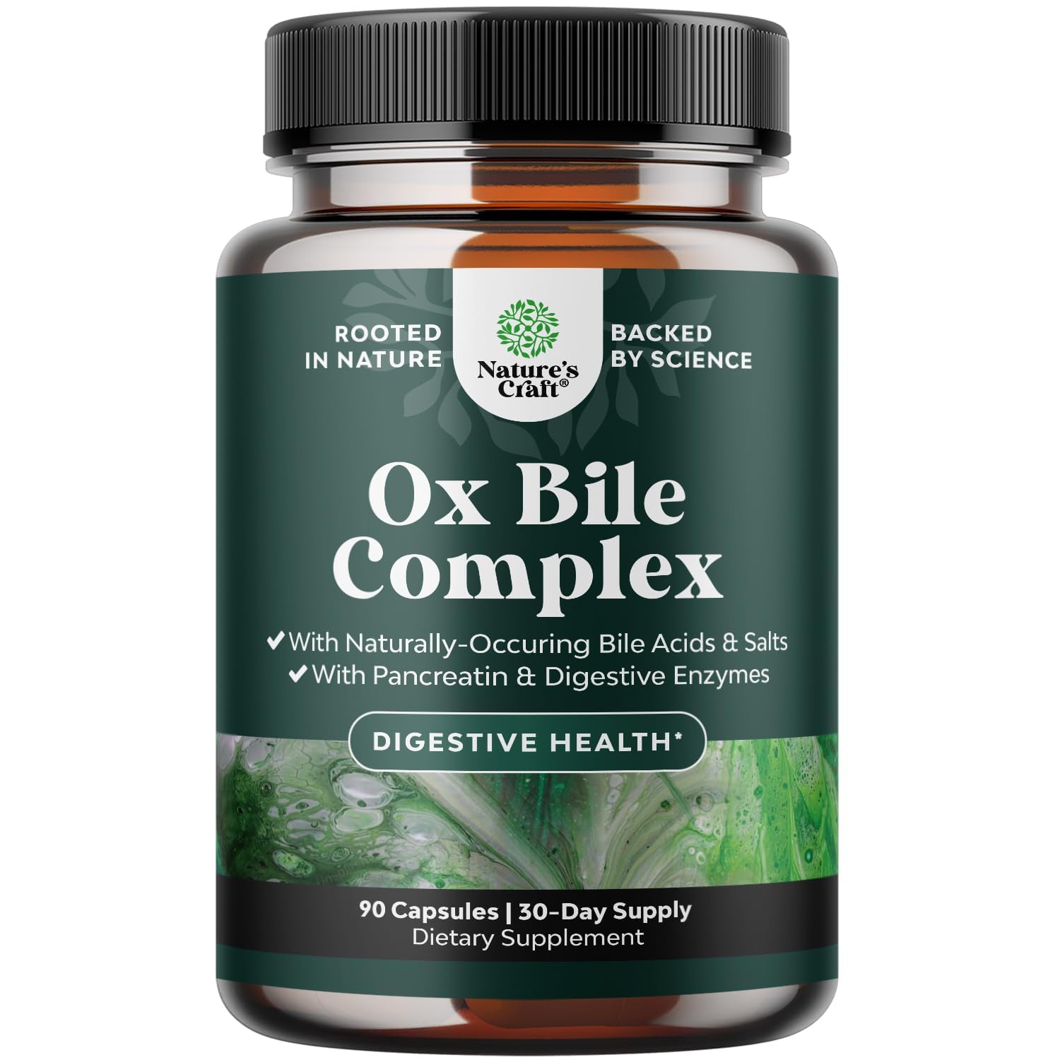 Natures Craft Digestive Enzymes with Ox Bile