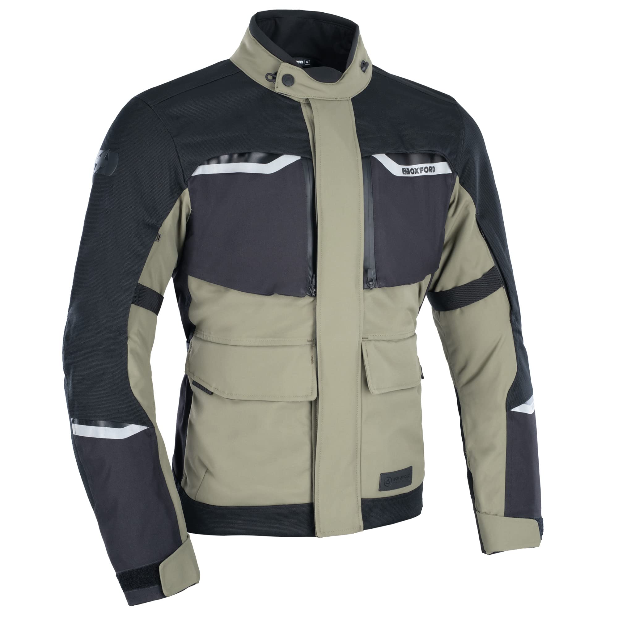 Oxford Black Olive Mondial 2.0 Dry2dry Motorcycle Jacket Xl