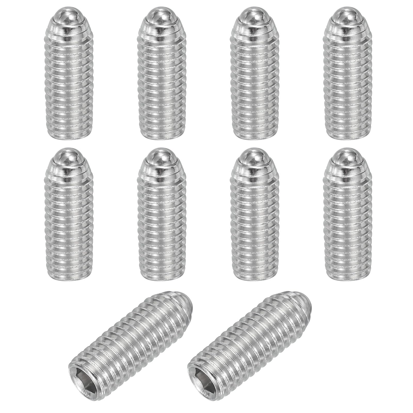 PATIKIL M8x20mm Ball Point Set Screws