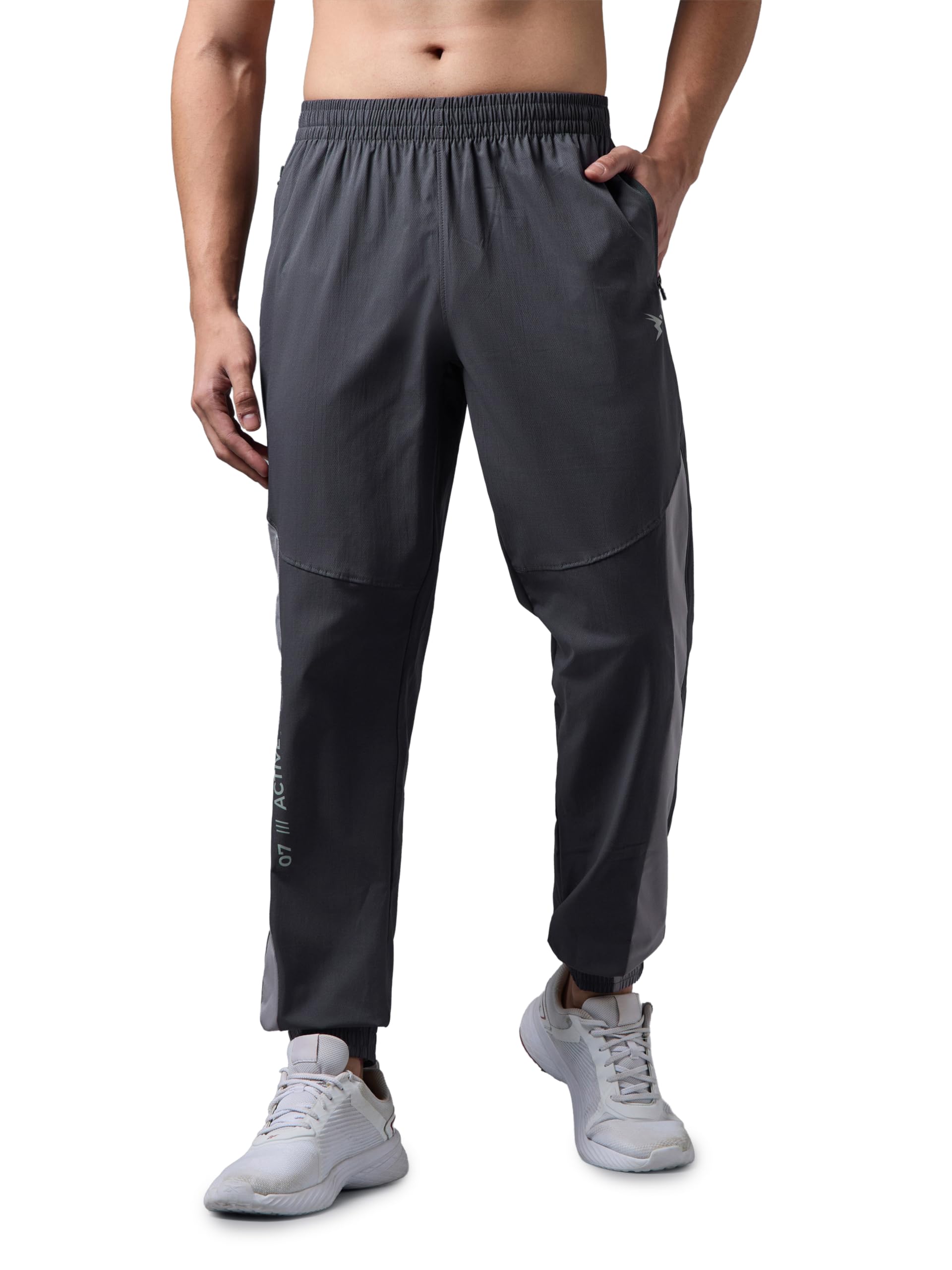 Men's Colorblock Slim Fit Sports Joggers TECHNOLITE Lightweight Active Track Pants Quick Dry Stretch Gym Running Training Fitness Activewear-image-23