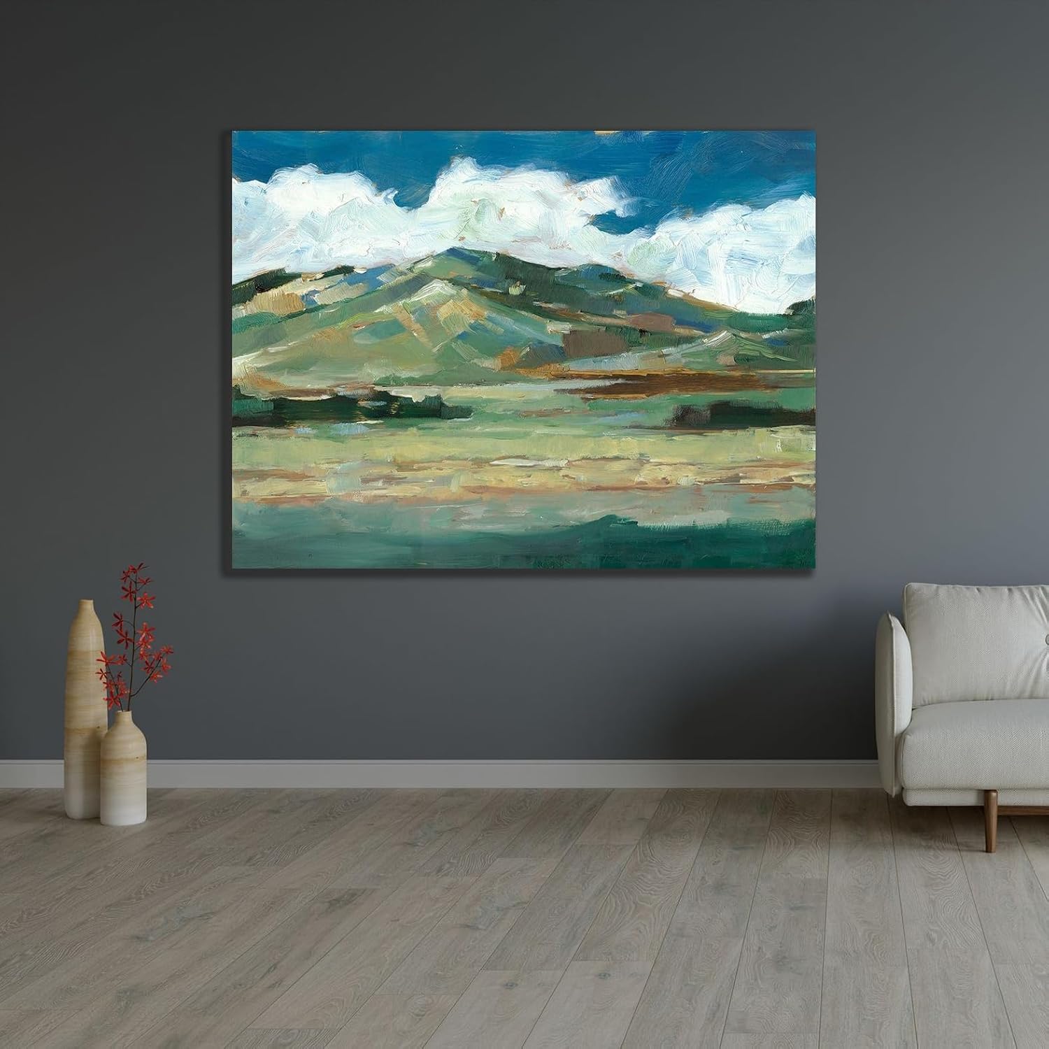 ArtDirect Western Sky II Unframed Art Print Giclee Poster by Harper, Ethan - Ready for Framing with Customization Sizes 10x8, 14x11, 20x15, 32x24, 48x36, and 60x45 Inches
