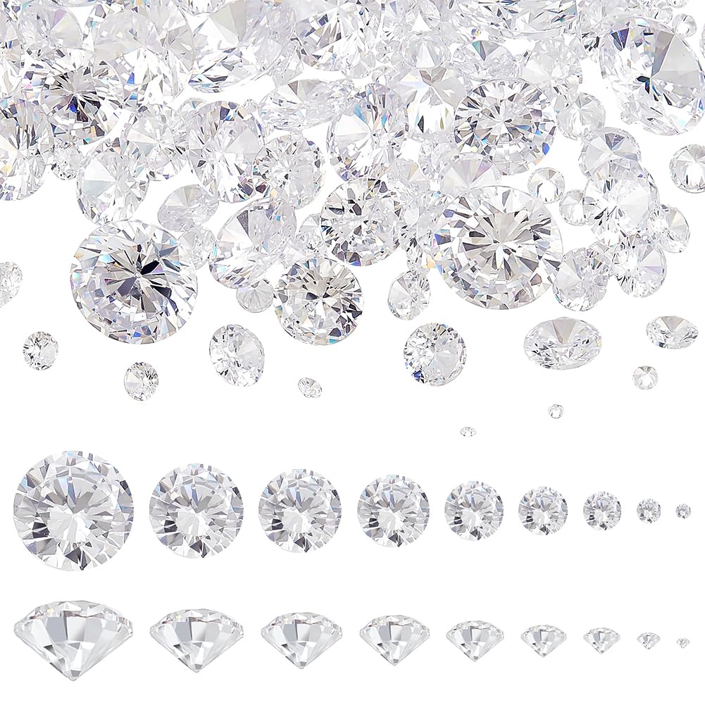 Zircones cubiques pour fabriquer des bijoux personnalisés et cabochons Beebeecraft