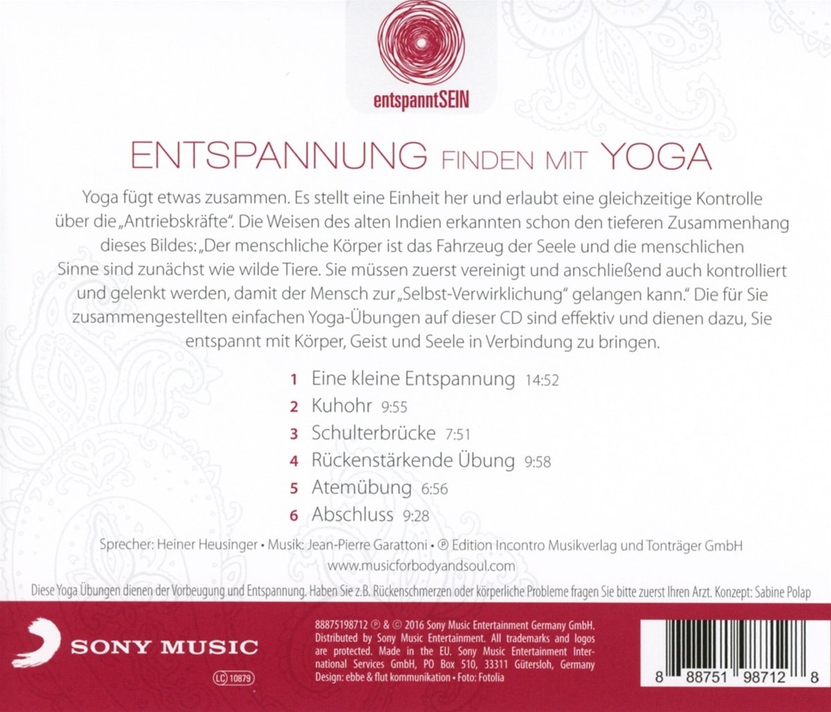Entspanntsein-Entspannung Finden mit Yoga