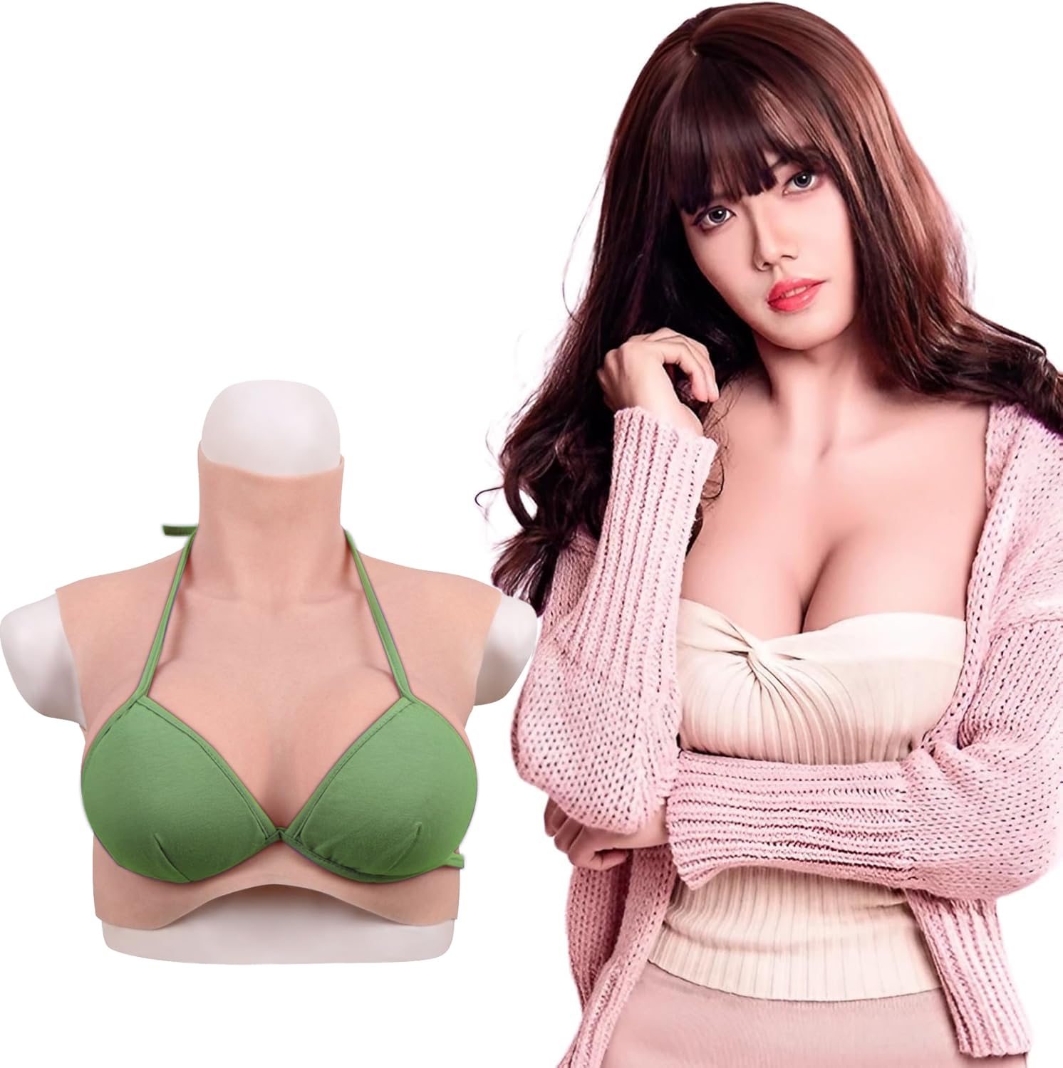 シリコンバスト偽乳コスプレ用 Amazon.co.jp: シリコンフェイクチェスト シリコーン充填 C
