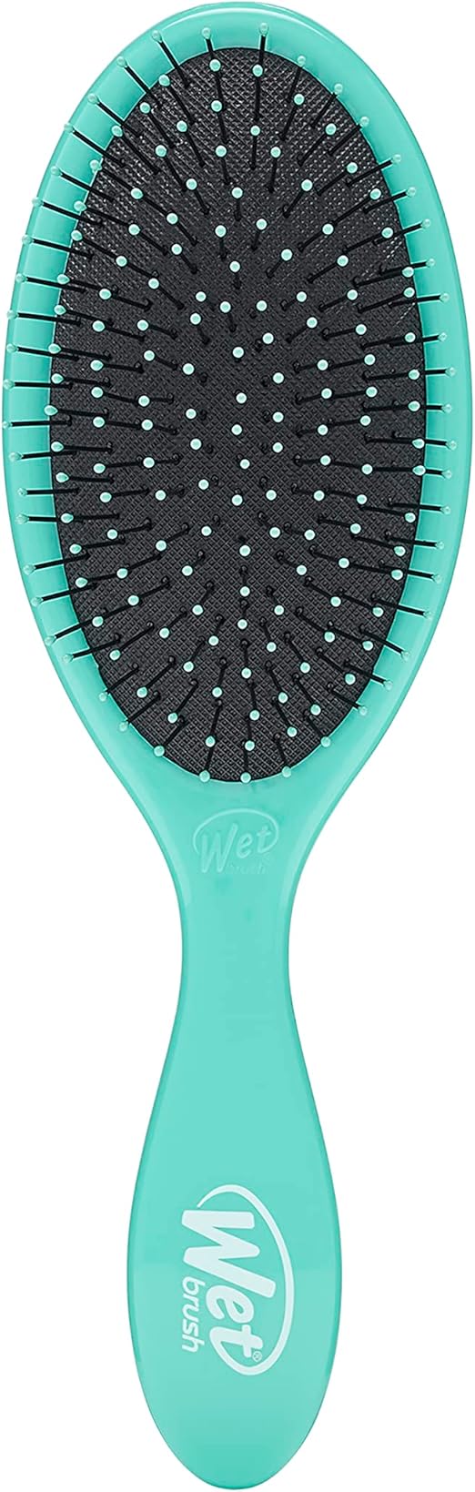 Wet Brush Amazon Exclusive Aqua - Spazzola districante per capelli, setole IntelliFlex ultra morbide, scivola attraverso i nodi, per tutti i tipi di capelli bagnati, secchi e danneggiati, per donne e