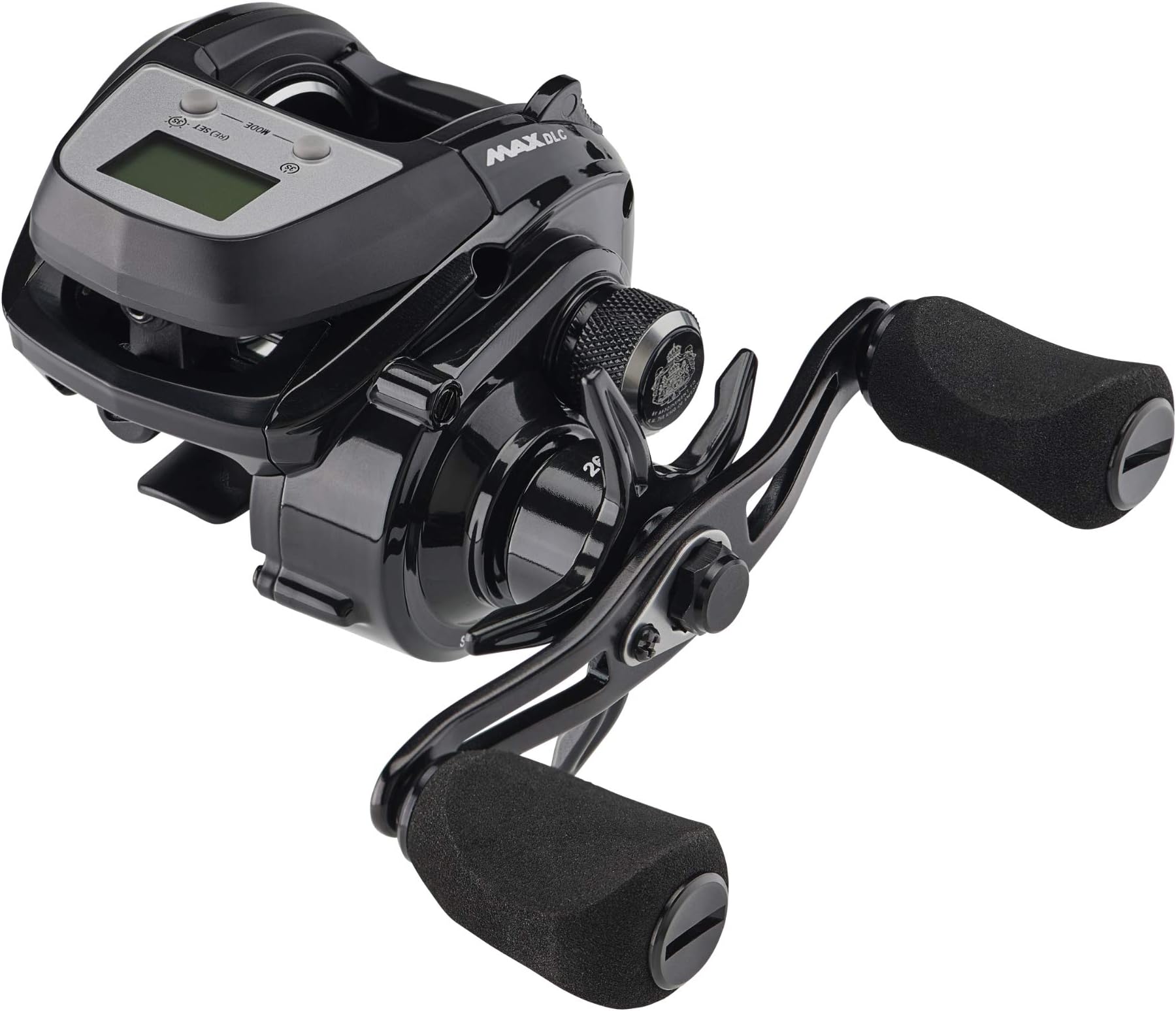 โ Max DLC, Fishing Reel, Low Profile Baitcast Reels, Predator Fishing, Pike, Zander, Salmon, Unisex, Black, LP | Left Hand