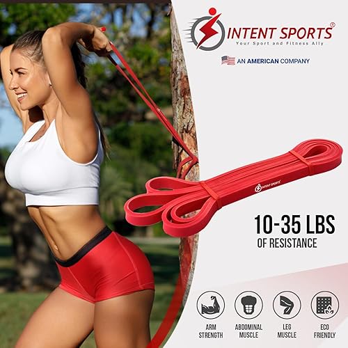 Miniatura 2 de INTENT SPORTS Pull Up Bandas de ayuda  Bandas de asistencia y resistencia para dominadas fitness estiramiento corporal trabajo de movilidad