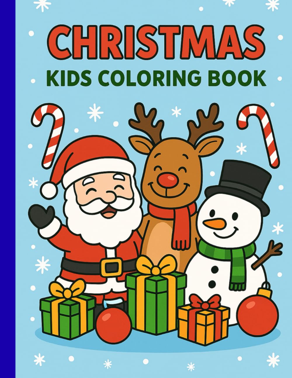 Merry Christmas kids coloring book: A kids coloring book
