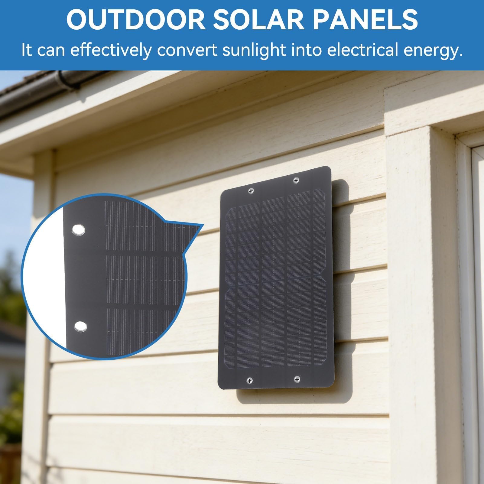 Kit de Ventilador Panel Solar 10W 800mA, Extractor circulación Aire Dual, Equipo ventilación para Exteriores, Ventilador Aire Escape con Cable alimentación 30cm Largo