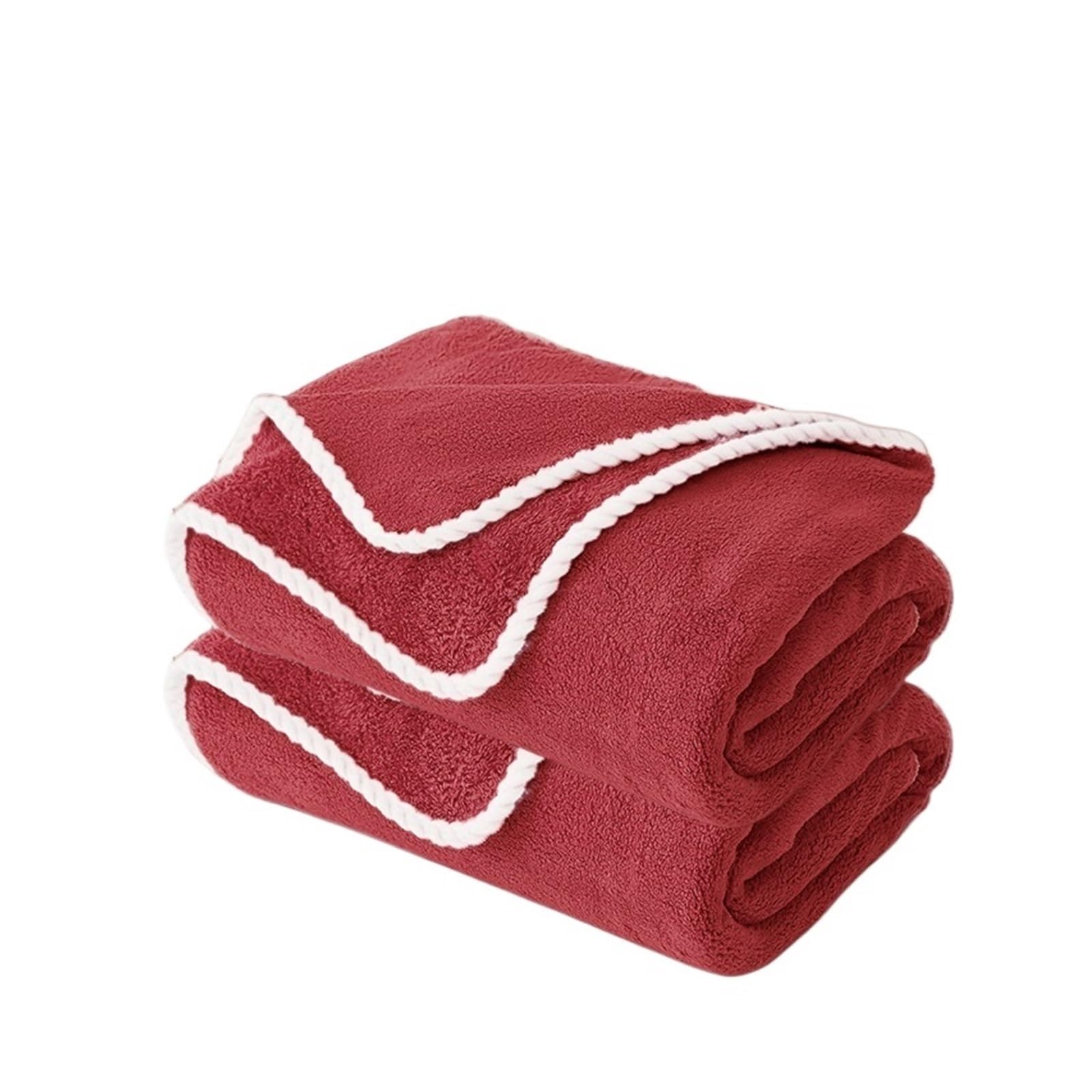 ZYAYNG 2pc 90x180cm Extra Large Bath Towel Ultra Absorbent Quick-Dry, Sheet For Spa, Hotel, Home Use For Bathroom(Color4)