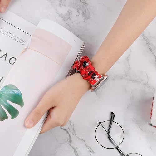 Miniatura 37 de TOYOUTHS - Bandas elásticas para Fitbit Versa/Versa 2/Versa Lite, edición especial para mujeres, niñas, elásticas, de tela, estampadas, de repuesto