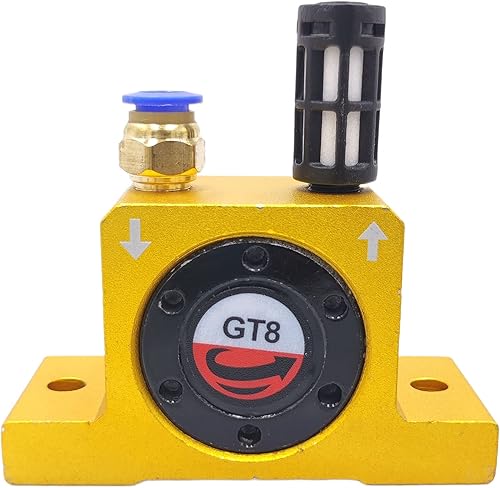 Miniatura 1 de GT8 18" vibradores neumáticos de turbina, vibrador industrial silencioso de oro de la turbina para la tolva de oro con silenciador libre, vibradores