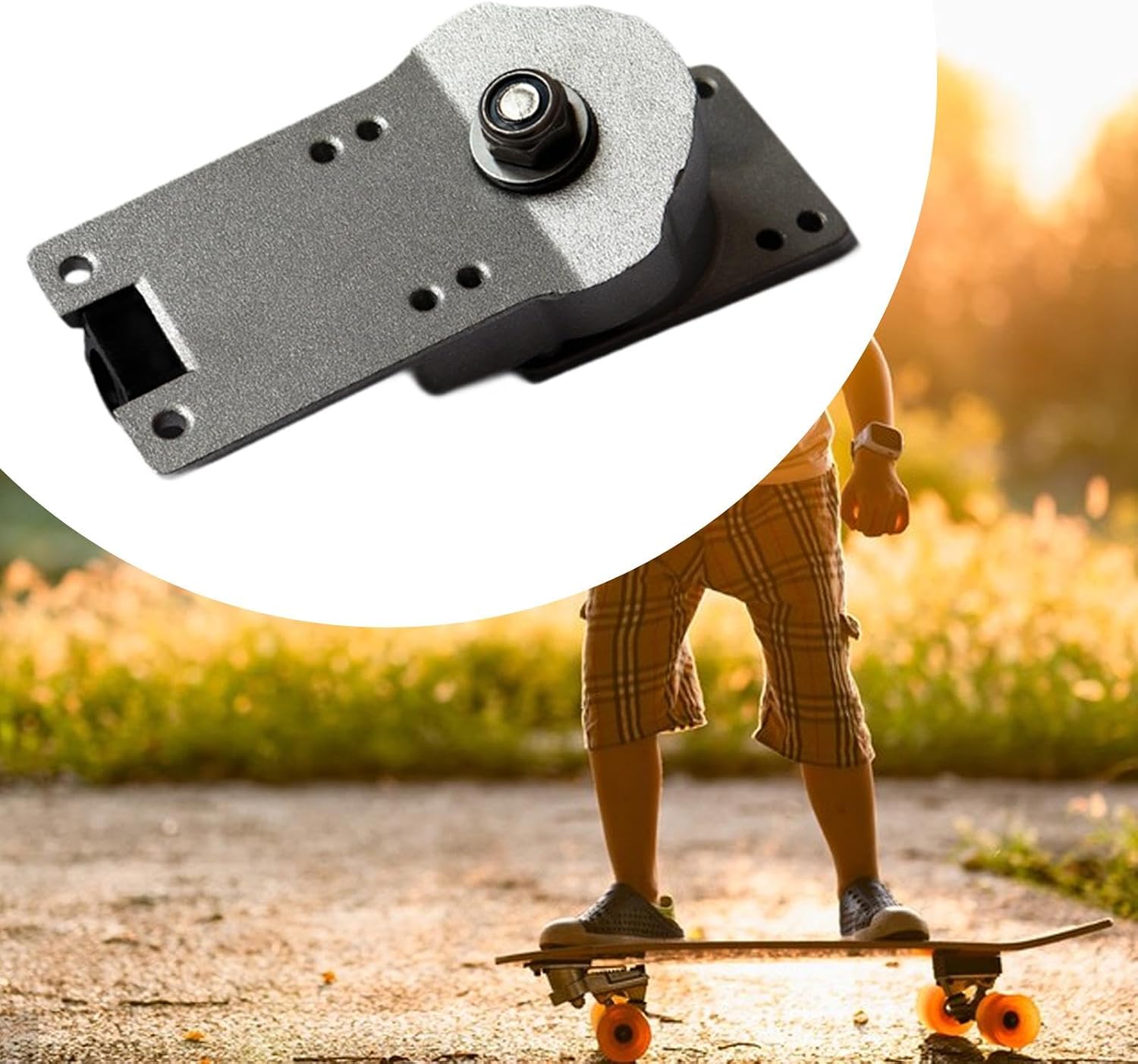 Longboard Skateboard Accessories with Shock Absorption for Surf Skate Truck