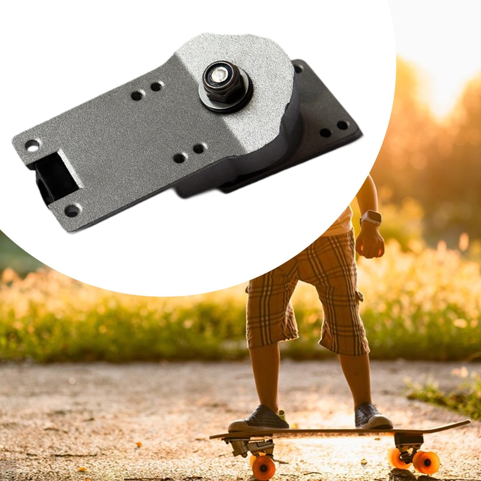 rockible Surf Skate Truck Bridge Spring Base Hardware Longboard Skateboard Accessories Land Surfboard Skateboard Bracket Replacement, Silver