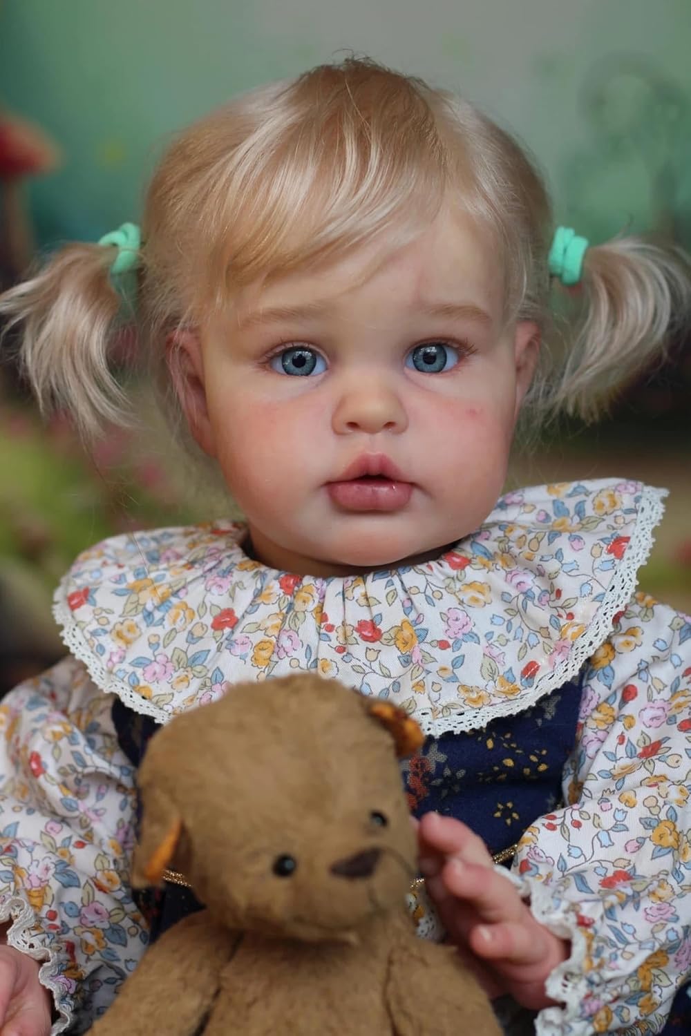cosheng -24Inch Toddler Reborn Baby Ellie Doll Girls Lifelike Toddler Reborn Real Life Handmade Soft Vinyl Doll