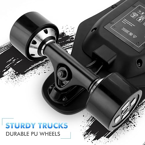 Miniatura 3 de Caroma 350W900W Electric Skateboards with Remote, 12.4MPH28 MPH Top Speed, 12-22 Miles Range, 220lbs-330 lbs Max Load, 12 Months Warranty, Electric