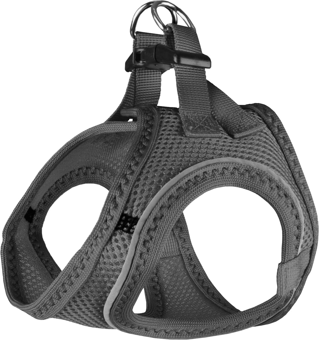 Flamingo Dog Harness Step&Go Bento Grey M 30-35cm 41-44cm
