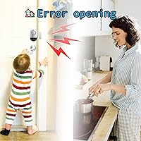 Vista 4 de 120 DB Door Window Alarm for Inground Pools - Magnet Pool Security System ZA-009