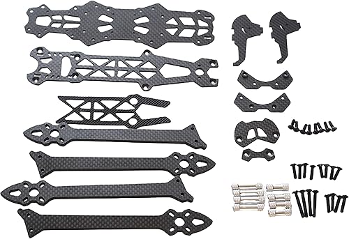 Miniatura 4 de FPV Racing drone fibra de carbono Quadcopter Freestyle Frame (7 pulgadas)
