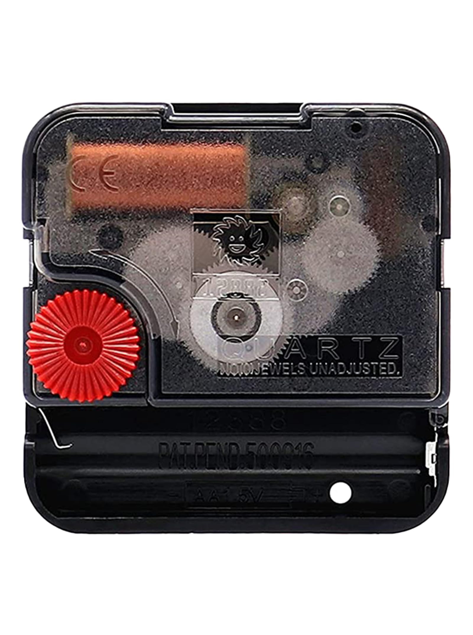 12888 Super Silent Sweep Clock Mechanism, 5/16 inches 59/64 inches Shaft  Length Quartz Wall Clock Motor Replacement, Clock Parts Battery Operated