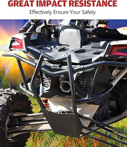 Miniatura 3 de A &amp; UTV PRO Barra de parachoques trasera para Maverick X3, protector de cepillo de barra de parachoques trasero para accesorios Can Am Maverick X3