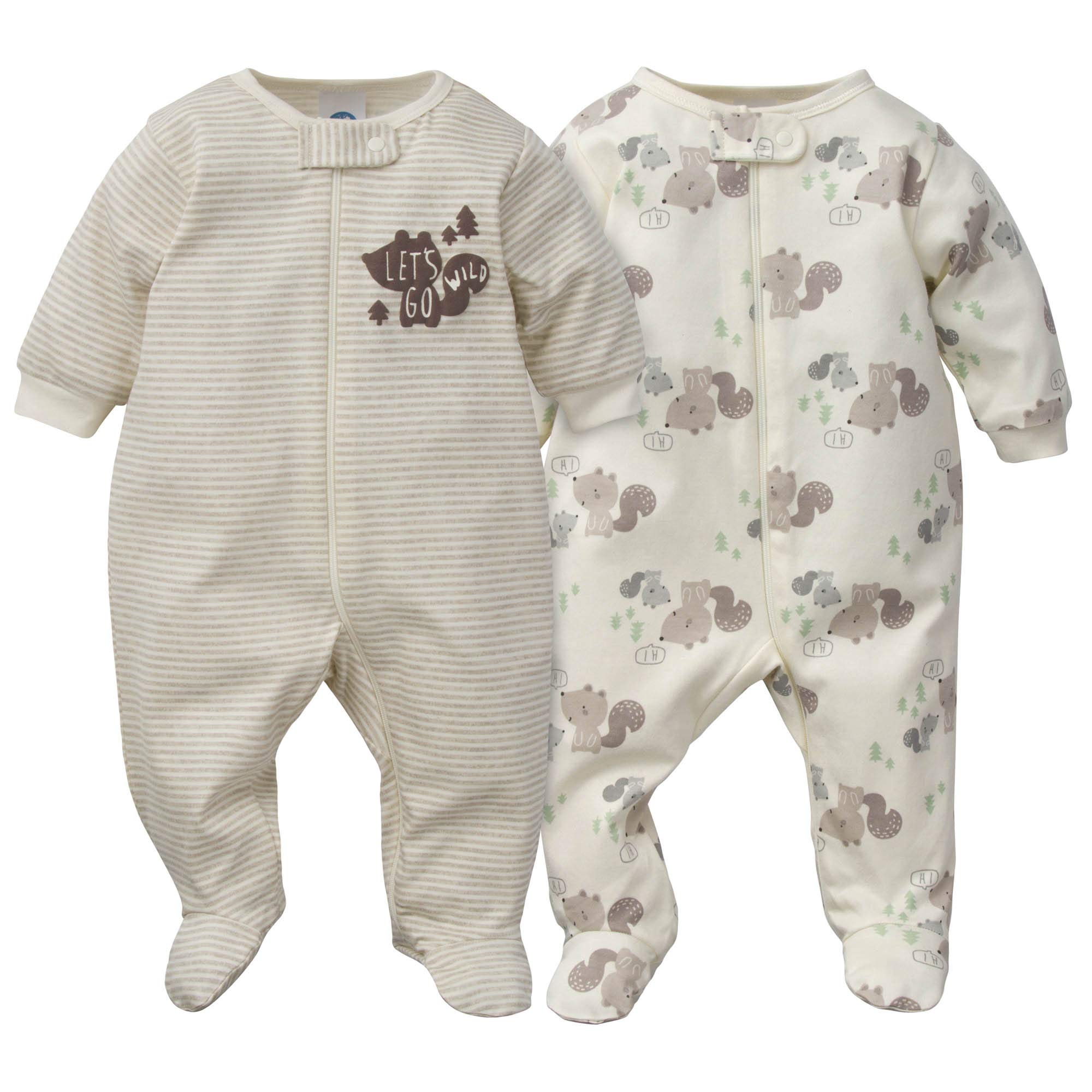 Gerber Baby Girls Toddler Sleepers
