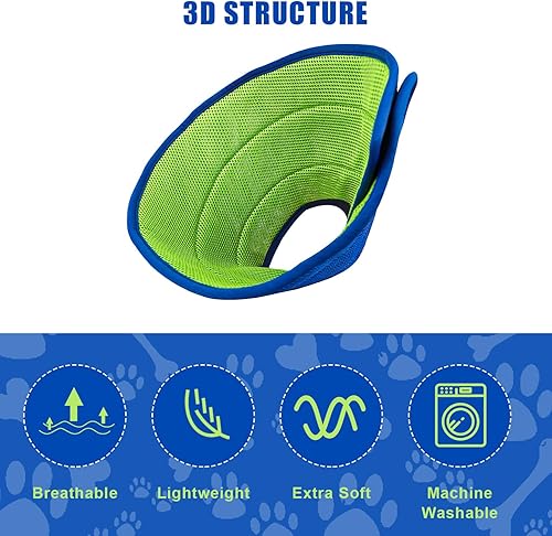 Miniatura 3 de Cono de perro, collar de recuperación para perros pequeños, medianos y grandes, collar de cirugía para perros después de la operación, evitando que