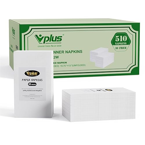 Vplus 1020 Pack Paper Napkins Guest Towels Disposable Premium Quality