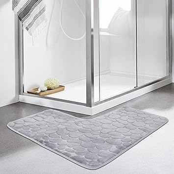 Tappetino Da Bagno Verde, Motivo Floreale Rosa, Tappetino Da Bagno Verde Motivo Floreale Rosa Tappetino Da Doccia In Microfibra Assorbente E Antiscivolo 17 7 X 29 5 Pollici 98736961