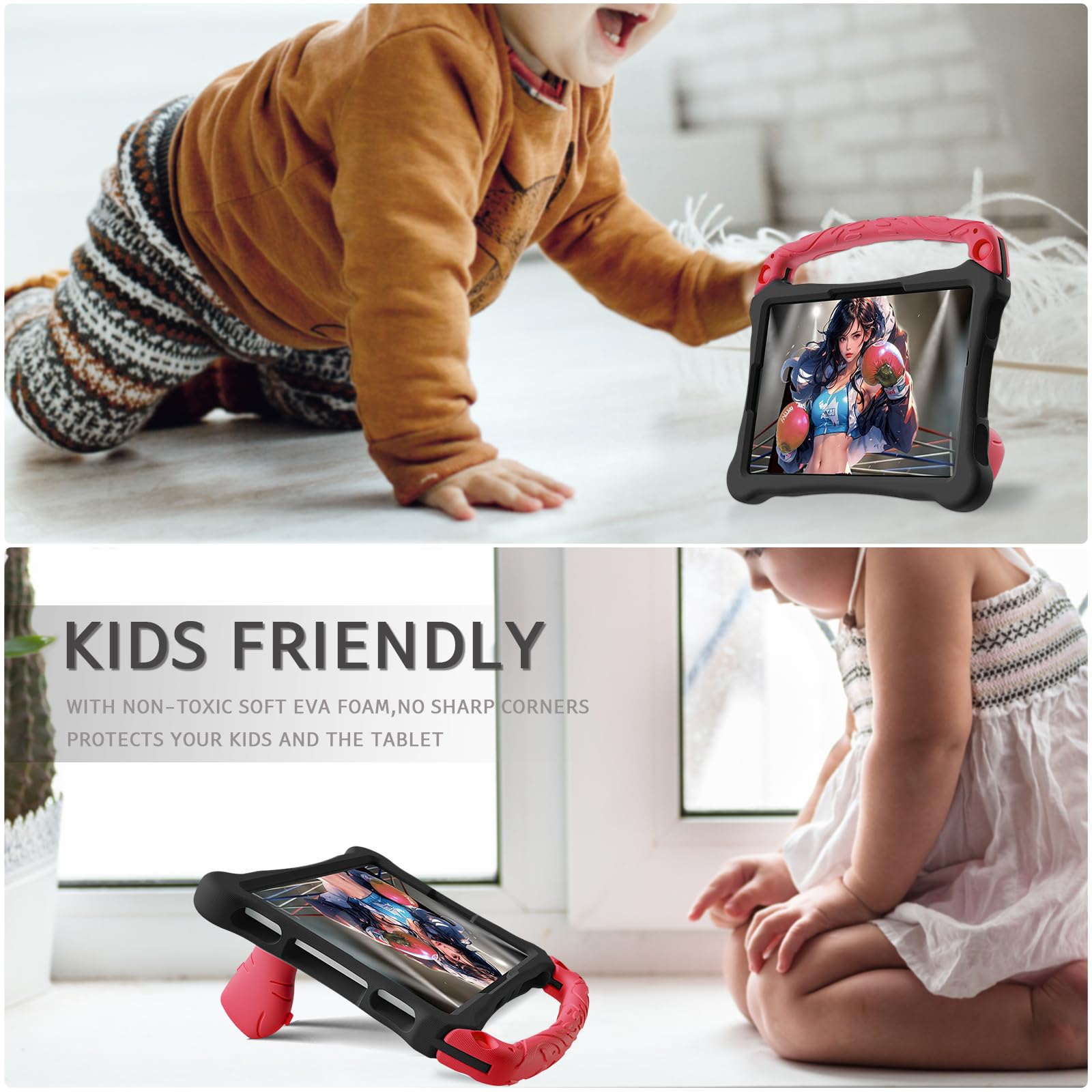 For Lenovo Idea Tab Plus 12.1 Inch 2025 TB-365FC Case Kids Lightweight EVA Tablet Cover with